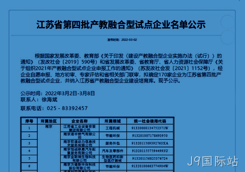 产教融合校企携手，J9国际站三年打造新标杆